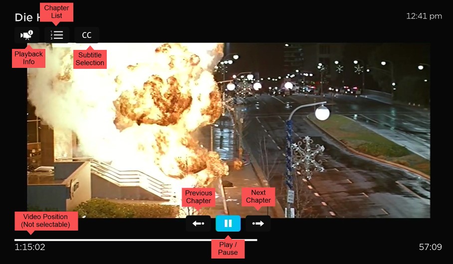 Captura de la nueva pantalla de visualización en pantalla (OSD)