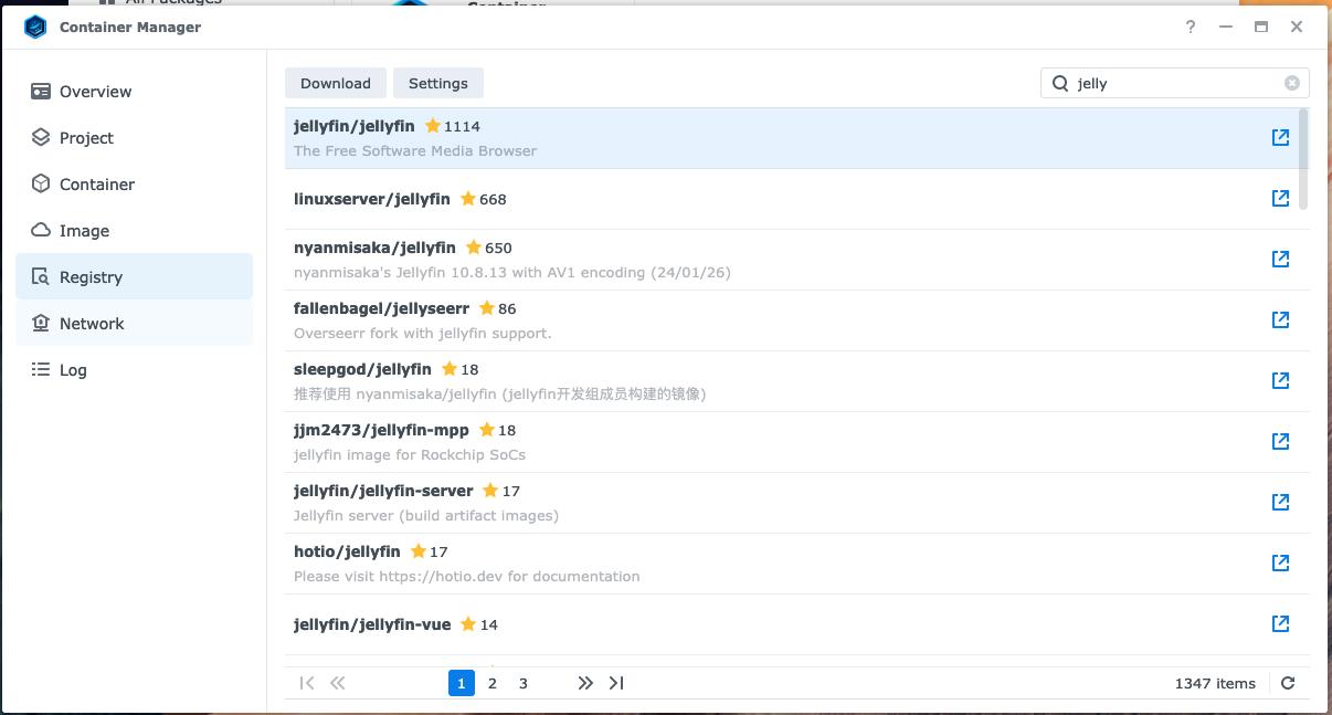 Descargando la imagen
