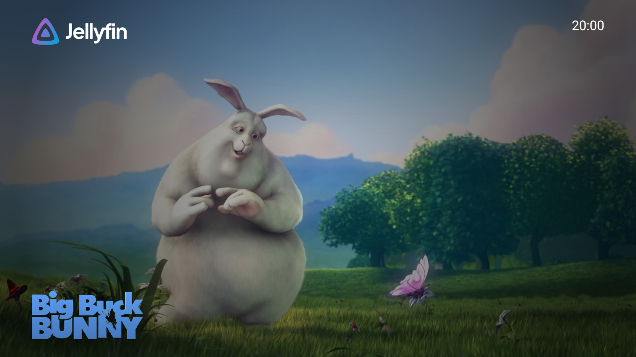 Screenshot van het bijgewerkte screensaver-ontwerp in de Android TV-app