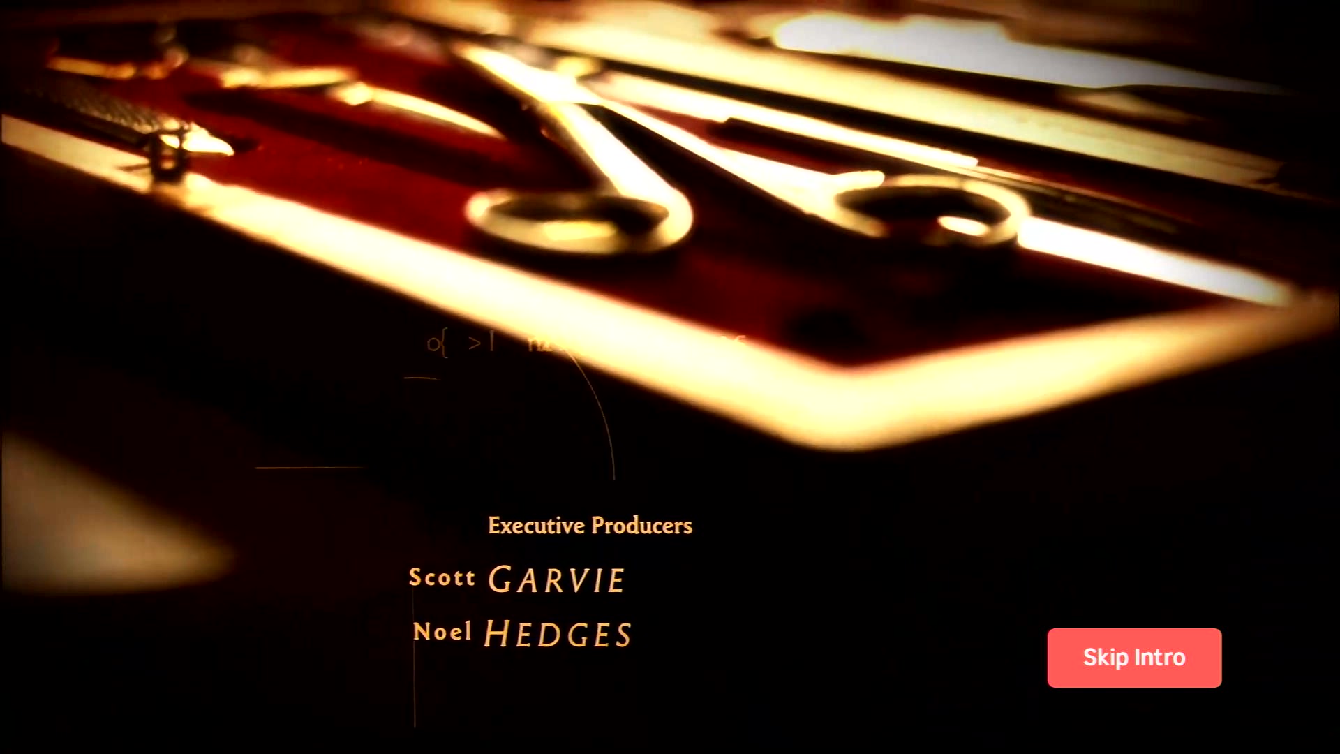 Skip Intro-knop tijdens een tv-serie-intro