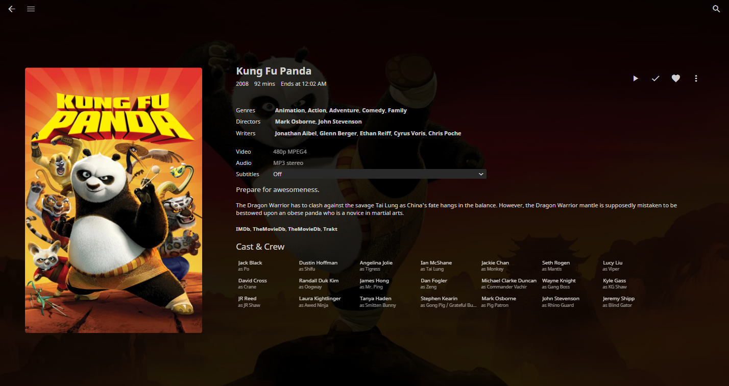 无图片演员与剧组信息截图