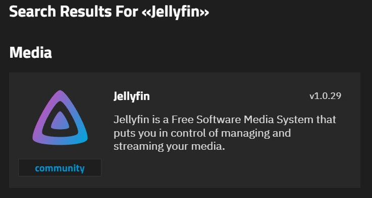 Jellyfin 应用小部件